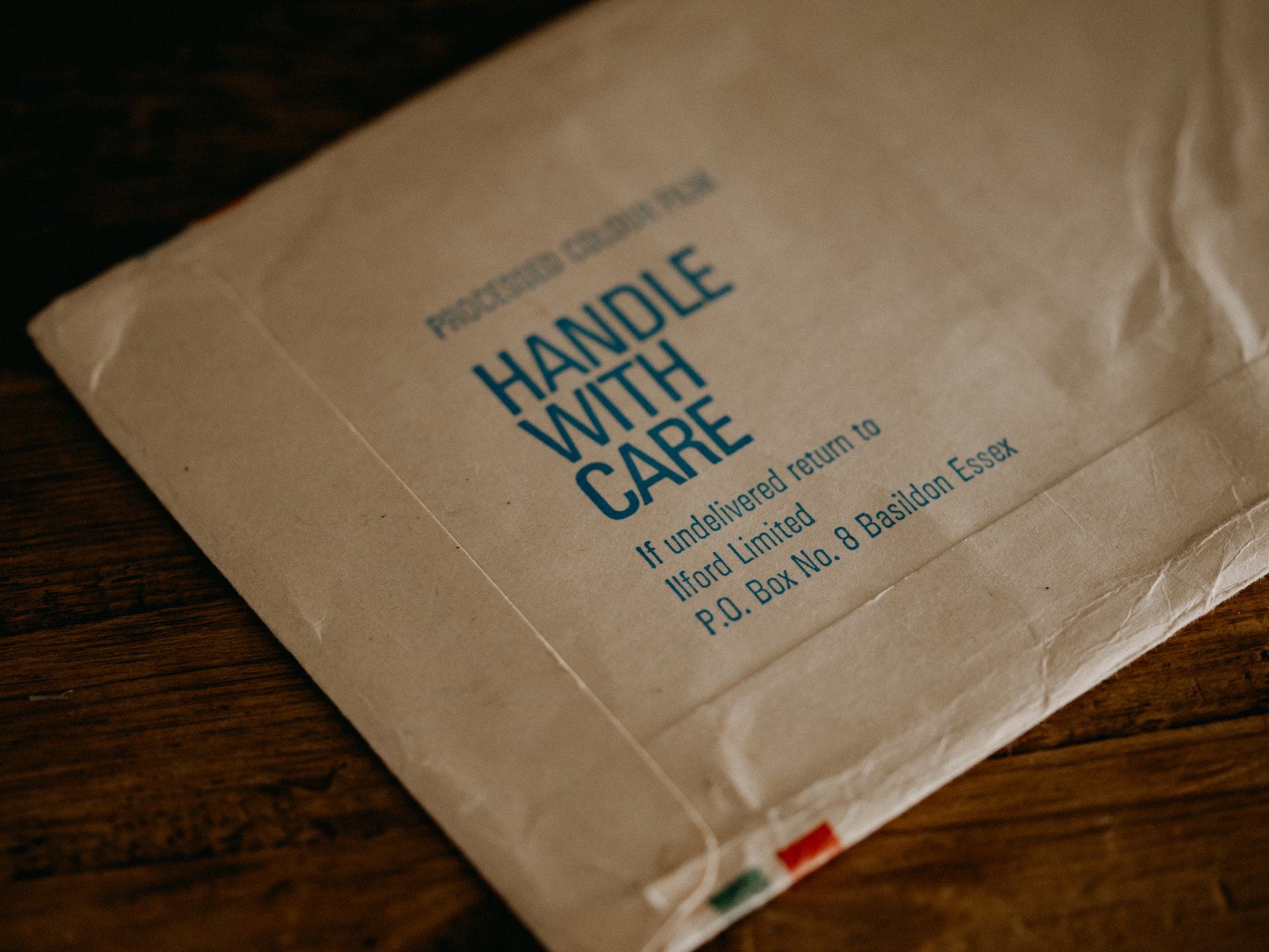 Handle with care package