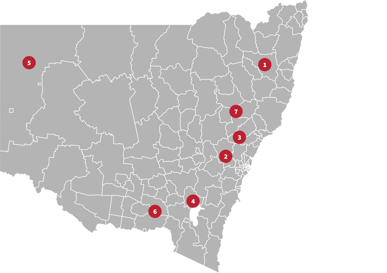 NSW Region Map